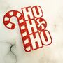 Six X Ho Ho Ho Candy Cane Drinks Toppers, Festive Cocktails, Christmas Drink Decorations, Charms, thumbnail 5 of 7
