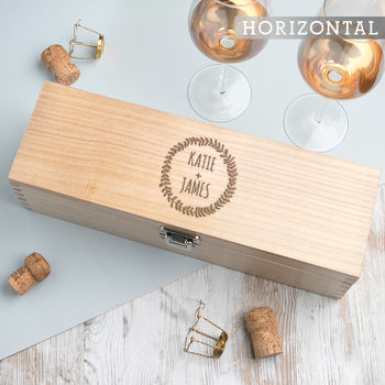 Personalised Wine Box For Engagement, 2 of 6