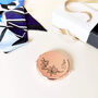 Personalised Birth Month Flower Compact Mirror, thumbnail 9 of 10