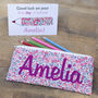 Personalised Liberty Pencil Case And Card First Day Of School Gift, thumbnail 2 of 8