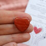 Grounding Red Jasper Heart Crystal, thumbnail 1 of 5