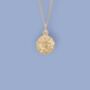 Tiny Marigold Necklace In 18ct Gold Plated Silver, thumbnail 3 of 12
