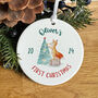 First Christmas Ornament For Baby Boy Or Baby Girl, thumbnail 1 of 4