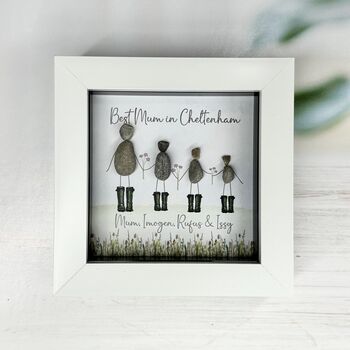 Personalised Best Mum Pebble Picture, 3 of 4