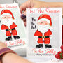 'Tis The Season' Santa Christmas Card, thumbnail 1 of 7