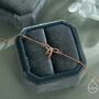 Sterling Silver Ribbon Bow Bracelet, thumbnail 4 of 12