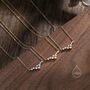 Sterling Silver Cz Constellation Necklace, thumbnail 1 of 10