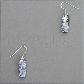 Handcrafted Silver Glass Earrings, 8 of 12