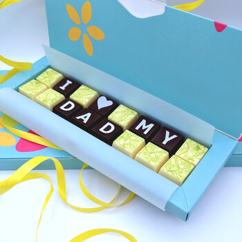 Personalised Chocolates For Dad We Love You Daddy, 3 of 10