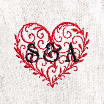 Personalised Cotton Dressing Gown Valentines Gift For Her, 4 of 6