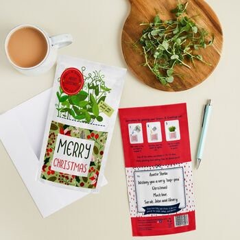 Personalised Owl Design Card And Microgreen Seed Gift, 6 of 9