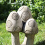Stone Mushrooms Set Of Three On A Base, thumbnail 6 of 6