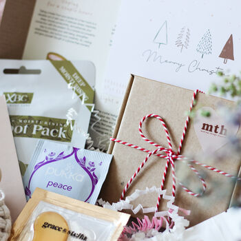 Secret Santa Christmas Box: Self Care Hamper And Festive Craft Kit, 4 of 7