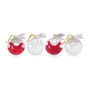 Personalised Christmas Teddy Baubles, thumbnail 2 of 3