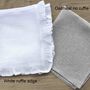 Personalised Christmas Table Handcrafted Linen Napkins, thumbnail 4 of 5