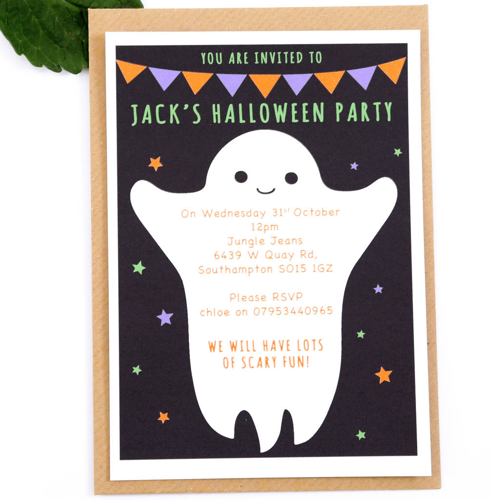 Halloween Party Invitations By superfumi | notonthehighstreet.com