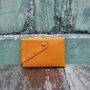 Personalised Mustard Yellow Leather Wallet, thumbnail 6 of 9