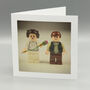 Lego Princess Leia And Han Solo Card, thumbnail 1 of 2