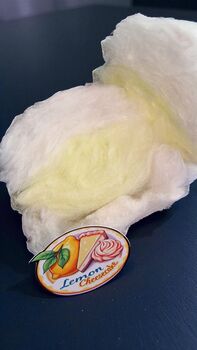 Lemon Cheesecake Inspired Candy Floss Cake, 4 of 6