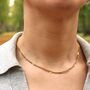 Multi Layered Necklace 18k Gold Plated No Tarnish, thumbnail 2 of 8