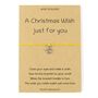 Christmas Wish Just For You Charm Wish Bracelet, thumbnail 3 of 4