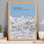 Personalised Leicester Print, thumbnail 8 of 9