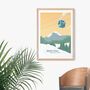 Morzine Ski Resort France Travel Poster Art Print, thumbnail 5 of 8