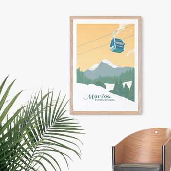 Morzine Ski Resort France Travel Poster Art Print, 5 of 8