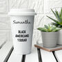 Personalised Name And Order Ceramic Travel Mug, thumbnail 6 of 6