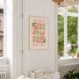 You Can Do Hard Things Wall Print| Blush Pink And Cream, thumbnail 3 of 4
