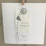 Personalised Silver Wedding Card, thumbnail 1 of 3