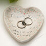 Heart Shaped Bridesmaid Ceramic Ring Dish, thumbnail 4 of 6