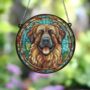 Leonberger Stained Glass Effect Suncatcher, thumbnail 5 of 6