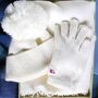 Cashmere Gloves, Hat And Scarf Personalised Gift Set, thumbnail 3 of 10