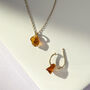 9ct Gold Citrine Necklace, thumbnail 4 of 4