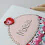Personalised Cupcake Embroidered Notepad, thumbnail 4 of 4