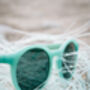 Harlyn Aqua 100% Recycled Cornish Gill Net Sunglasses, thumbnail 3 of 5