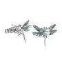 Dragonfly Stud Earrings Sterling Silver, thumbnail 2 of 6