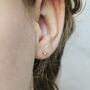 0.25ct Diamond Stud Earrings In 9ct Gold, thumbnail 2 of 7