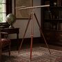 60 Inch Handcrafted Bronze Telescope With Tripod Stand, thumbnail 3 of 7