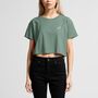 Women's Hoy Explore Crop T Shirt Sage, thumbnail 1 of 4