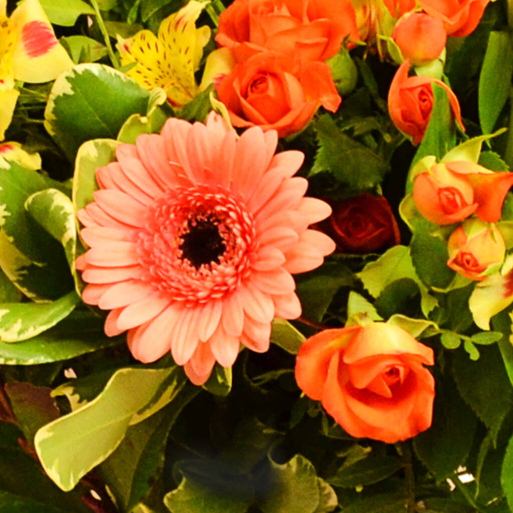 Citrus Fresh Flower Bouquet Mothers Day Fresh Flowers By Fleur De Luxe