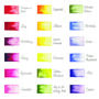 Spring Flowers Colour Chart Card, thumbnail 3 of 3