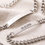 Personalised Mens Stainless Steel Curb ID Bracelet, thumbnail 10 of 12