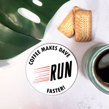 Personalised 'Coffee Makes Me Cycle Faster' Mug, 5 of 10