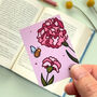January Magnetic Birth Flower Bookmark Carnation, thumbnail 4 of 7