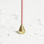 Brass Teardrop Incense Holder, thumbnail 3 of 3