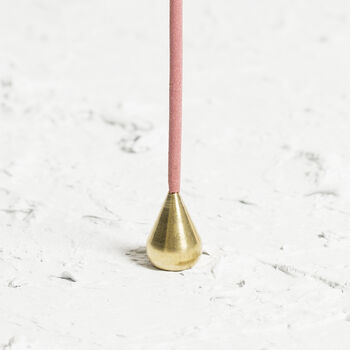 Brass Teardrop Incense Holder, 3 of 3
