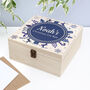 Personalised Snowflake Wreath Christmas Eve Box, thumbnail 2 of 8