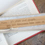 Personalised Mothers Day Gift Oak Bookmark, thumbnail 2 of 6